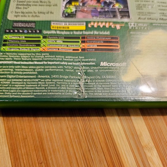 Original X-Box Karaoke Revolution + Karaoke Revolution Party + Konami MIC Bundle - Picture 7 of 13